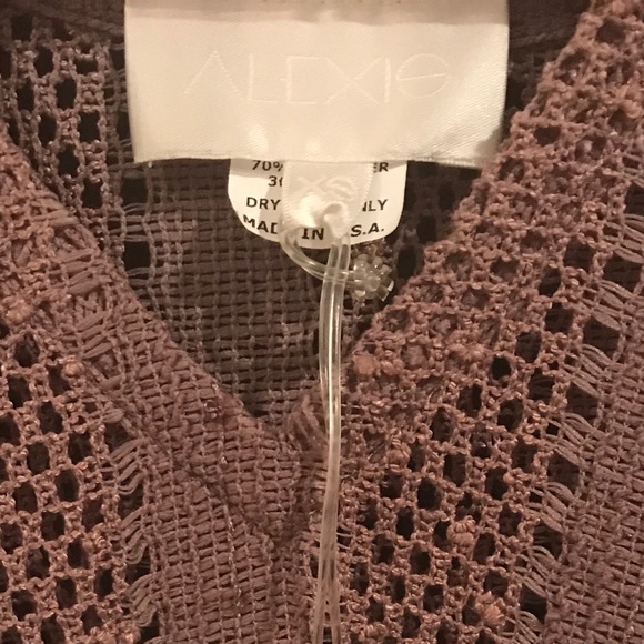 Alexis - XS fringe tunic/poncho dress - Picture 5 of 6